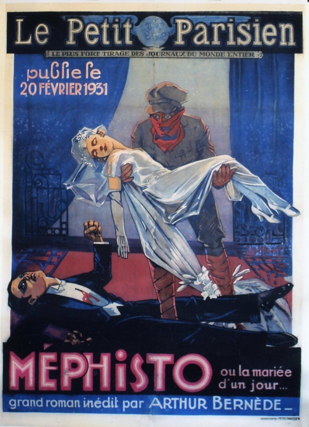 Affiche du récit duquel est tiré le film Méphisto (1931) de Henri Debain et Nick Winter