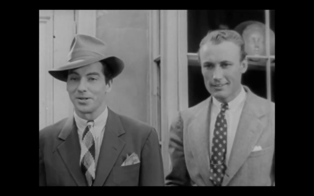 Carleton Young et Dave O'Brien dans le film Reefer madness (Tell your children, 1936) de Louis Gasnier