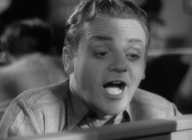 James Cagney dans le film de gangsters Angels with dirty faces (Les anges aux figures sales, 1938) de Michael Curtiz
