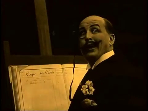 Monsieur Lorin dans la comédie vaudevillesque muette Le paradis (1914) de Gaston Leprieur Monsieur Lorin dans la comédie vaudevillesque muette Le paradis (1914) de Gaston Leprieur