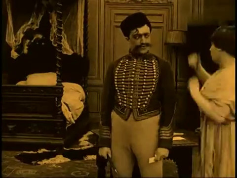 Monsieur Rivers dans le film muet Le paradis (1914) de Gaston Leprieur