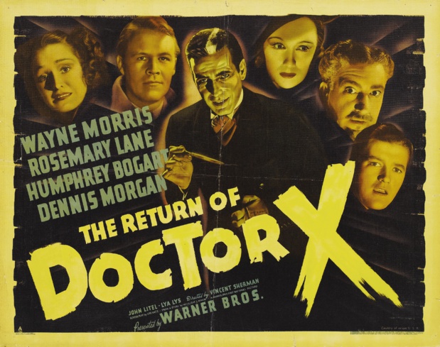 Affiche du film américain The return of doctor X (Le retour du docteur X, 1939) de Vincent Sherman