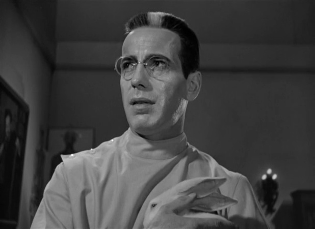 Humphrey Bogart dans le film d'horreur The return of doctor X (Le retour du docteur X, 1939) de Vincent Sherman