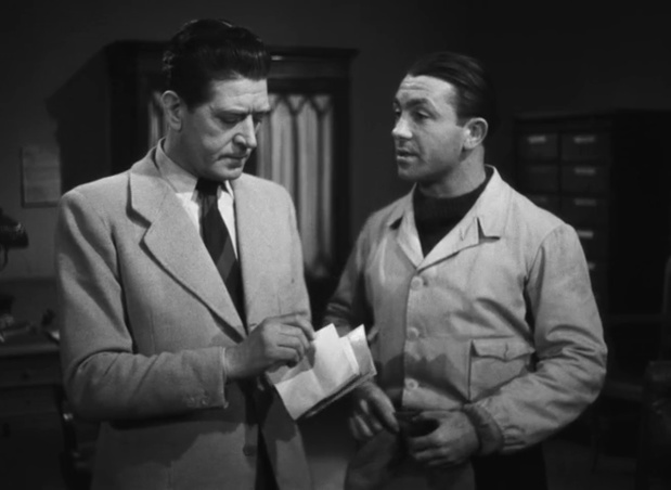 Albert Préjean et Jean Daurand  dans le film policier Picpus (1943) de Richard Pottier