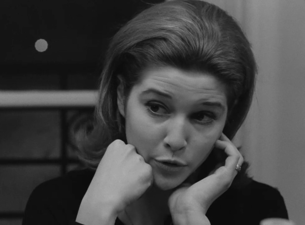 Catherine-Isabelle Duport dans le film franco-suédois Masculin féminin (1966) de Jean-Luc Godard