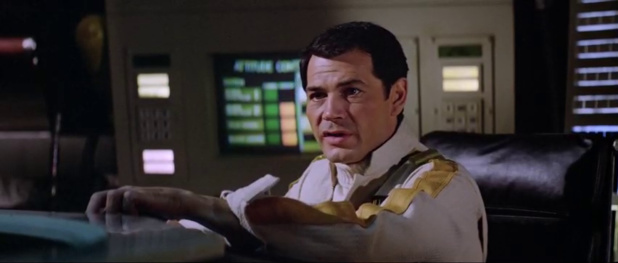 Robert Forster dans le film de sf The blak hole (Le trou noir, 1979) de Gary Nelson