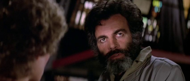 Maximilian Schell dans le film de science-fiction The blak hole (Le trou noir, 1979) de Gary Nelson