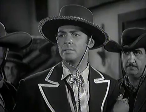 L'acteur William Corson dans le serial Zorro's Fighting Legion (Zorro et ses légionnaires, 1939) de William Witney et John English