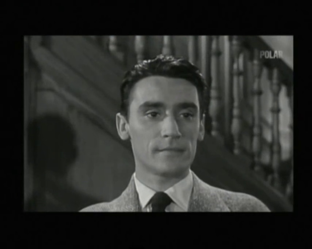 L'acteur Yves Massard dans le film à énigme policière La nuit des suspectes (8 femmes en noir, 1960) de Victor Merenda