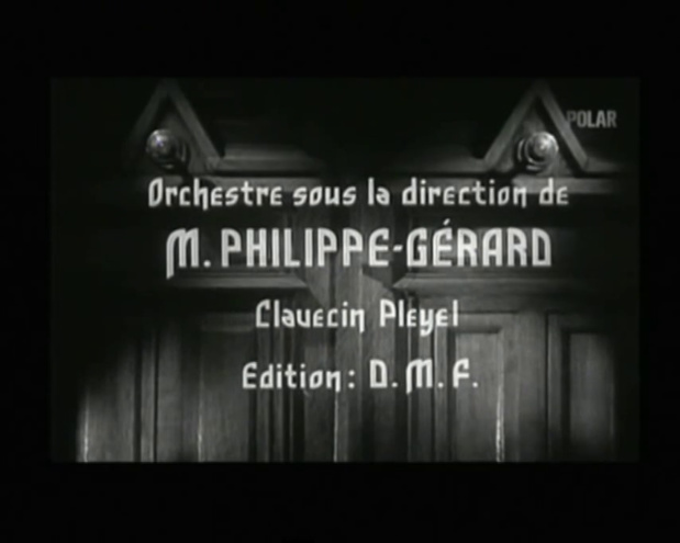 Générique du film La nuit des suspectes (8 femmes en noir, 1960) de Victor Merenda