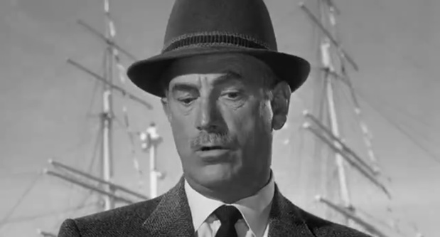 Raymond Bailey dans le film américain The Lineup (La ronde du crime, 1958) de Don Siegel