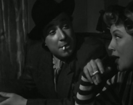 Jacques Morel et Marianne Hardy dans Entre onze heures et minuit (1949) de Henry Decoin