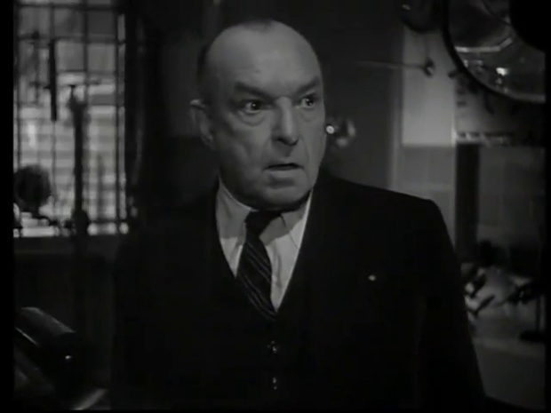 Pierre Renoir dans Le mystère de la chambre jaune (1949) de Henri Aisner