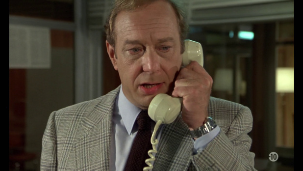 L'acteur Michel Beaune dans le film Le professionnel (1981) de Georges Lautner