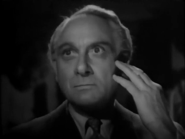 Jean Debucourt dans le film La femme en rouge (1947) de Louis Cuny