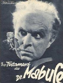Affiche du film Le testament du docteur Mabuse Affiche du film Le testament du docteur Mabuse
