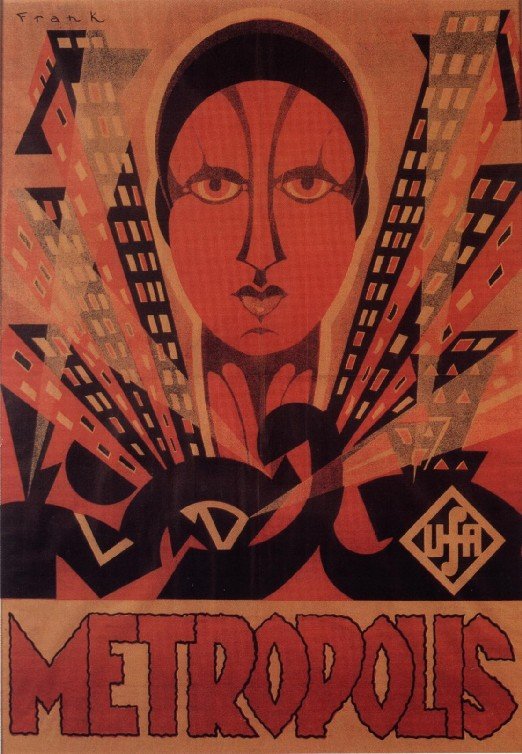 Affiche du film Metropolis (1927) de Fritz Lang Affiche du film Metropolis (1927) de Fritz Lang
