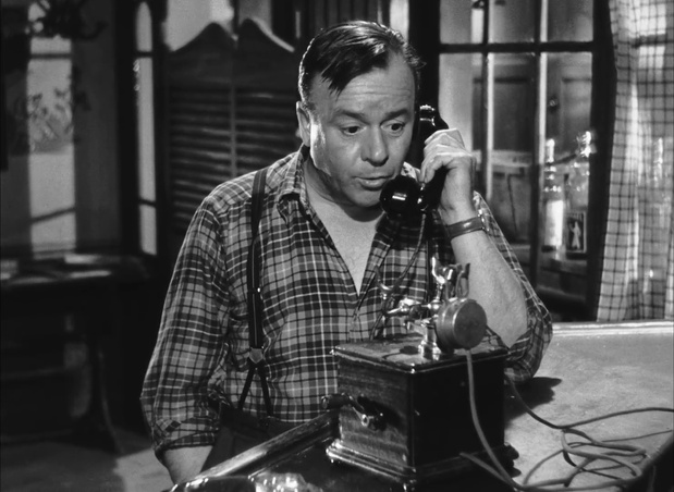 Le comédien Albert Dinan dans Gas-oil (1955) de Gilles Grangier