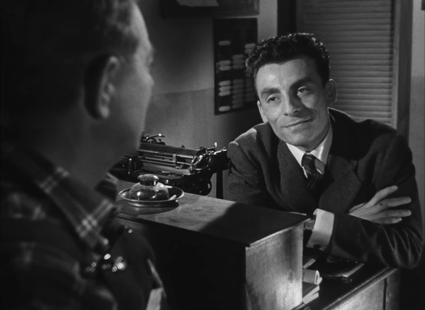 L'acteur Gilbert Edard dans le film Gas-oil (1955) de Gilles Grangier