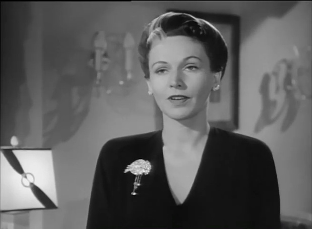 Rose Hobart dans le thriller américain Conflict (La mort n'était pas au rendez-vous, 1945) de Curtis Bernhardt