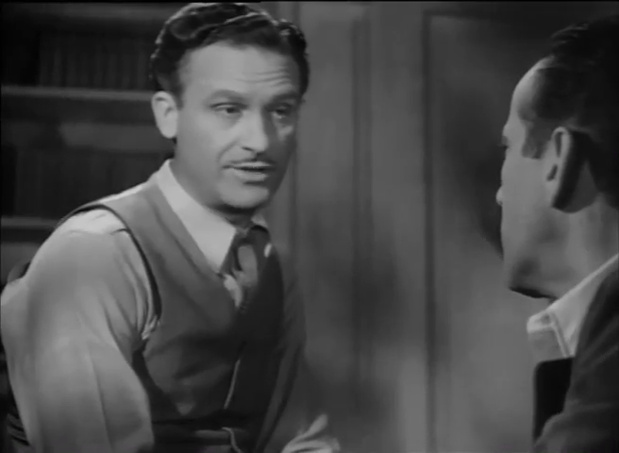 Frank Wilcox dans le thriller Conflict (La mort n'était pas au rendez-vous, 1945) de Curtis Bernhardt Frank Wilcox dans le thriller Conflict (La mort n'était pas au rendez-vous, 1945) de Curtis Bernhardt