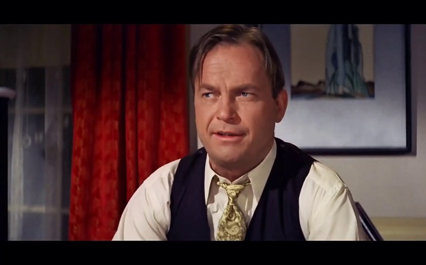 Ralph Meeker dans le film de gangsters The St. Valentine's Day Massacre (L'Affaire Al Capone, 1967) de Roger Corman