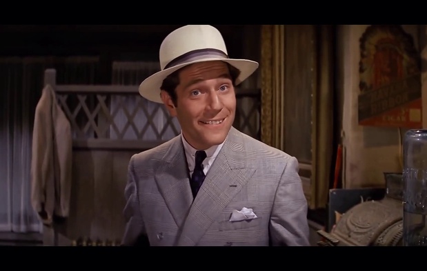 L'acteur George Segal dans le film américain The St. Valentine's Day Massacre (L'Affaire Al Capone, 1967) de Roger Corman
