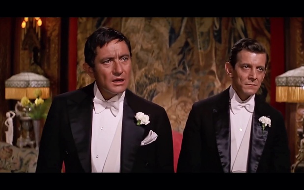 Joe Turkel et Paul Richards dans The St. Valentine's Day Massacre (L'Affaire Al Capone, 1967) de Roger Corman