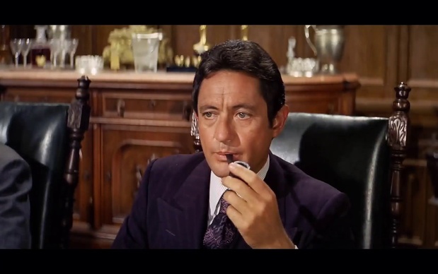 Paul Richards dans le film de gangsters The St. Valentine's Day Massacre (L'Affaire Al Capone, 1967) de Roger Corman