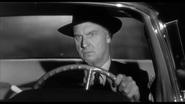 L'acteur Gavin Gordon dans The bat (Le masque, 1959) de Crane Wilbur