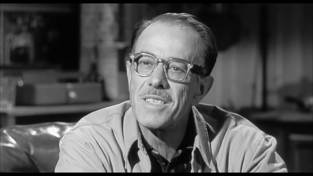 Harvey Stephens dans The bat (Le masque, 1959) de Crane Wilbur