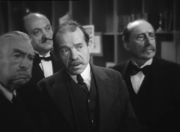 Charles Granval, Yves Deniaud et Pierre Larquey dans Le bienfaiteur (1942) de Henry Decoin