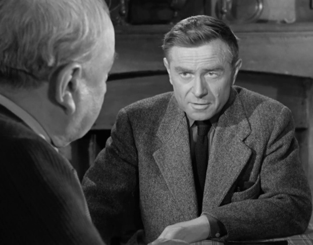 L'acteur Gabriel Gobin dans le film Le sang à la tête (1956) de Gilles Grangier