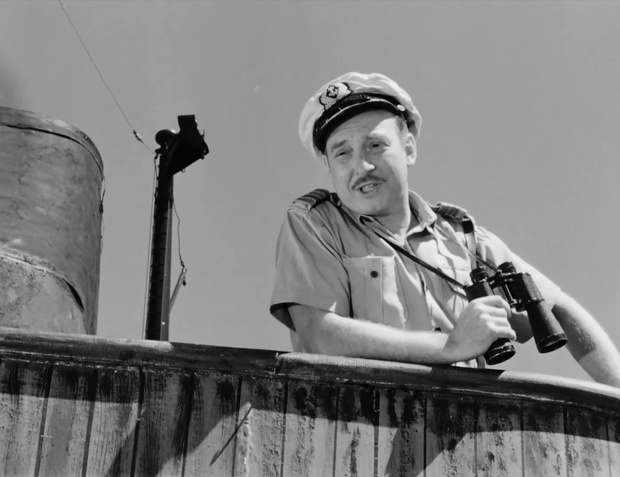 L'acteur Alf Marholm dans le film Das Totenschiff (Les mutins du Yorik, 1959) de Georg Tressler