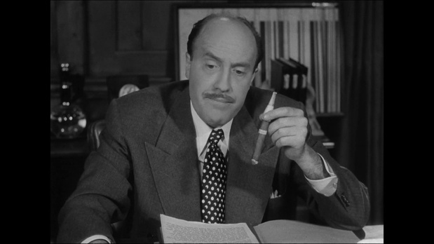 L'acteur Fred Clark dans le film hollywoodien Sunset Boulevard (Boulevard du crépuscule, 1950) de Billy Wilder