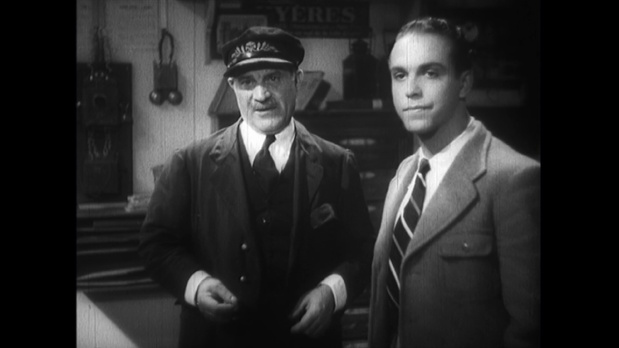 René Génin et Robert Manuel dans le mélodrame Orage (1938) de Marc Allégret René Génin et Robert Manuel dans le mélodrame Orage (1938) de Marc Allégret