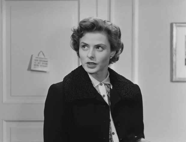 Ingrid Bergman dans le drame sentimental Viaggio in Italia (Voyage en Italie, 1954) de Roberto Rossellini