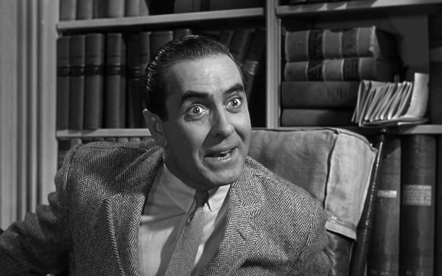 Tyrone Power dans Witness for prosecution (Témoin à charge, 1957) de Billy Wilder Tyrone Power dans Witness for prosecution (Témoin à charge, 1957) de Billy Wilder