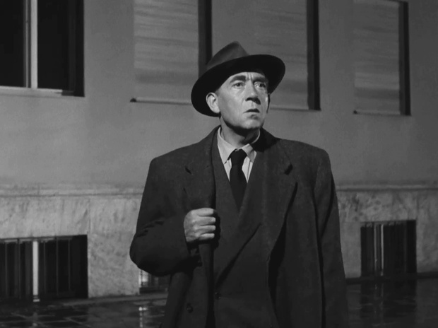 Mathias Wieman dans le drame sentimental La paura (La peur, 1954) de Roberto Rossellini