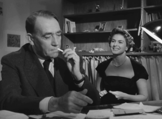 Mathias Wieman et Ingrid Bergman dans le film La paura (La peur, 1954) de Roberto Rossellini Mathias Wieman et Ingrid Bergman dans le film La paura (La peur, 1954) de Roberto Rossellini