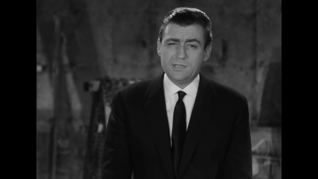 François Périer dans Le testament d'Orphée (1960) de Jean Cocteau