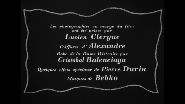 Générique du film Le testament d'Orphée (1960) de Jean Cocteau Générique du film Le testament d'Orphée (1960) de Jean Cocteau
