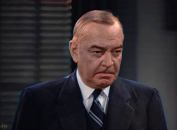 Le comédien Guy Usher dans le film de mystère criminel Doomed to die (La malédiction, 1940) de William Nigh Le comédien Guy Usher dans le film de mystère criminel Doomed to die (La malédiction, 1940) de William Nigh