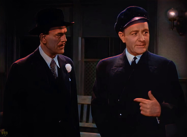 Boris Karloff et Kenneth Harlan dans le film policier américain Doomed to die (La malédiction, 1940) de William Nigh Boris Karloff et Kenneth Harlan dans le film policier américain Doomed to die (La malédiction, 1940) de William Nigh