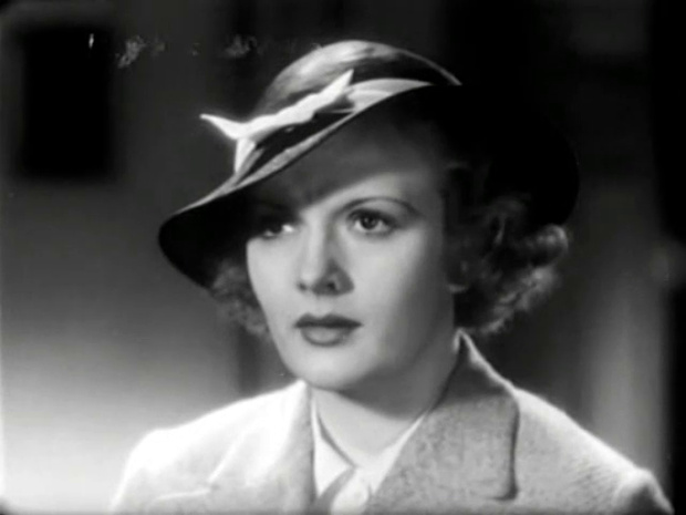 Judy Gunn dans le film policier anglais The riverside murder (1935) d'Albert Parker