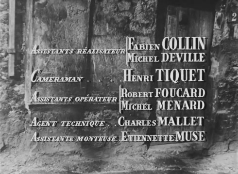 Générique du film Razzia sur la chnouf (1955) de Henri Decoin Générique du film Razzia sur la chnouf (1955) de Henri Decoin