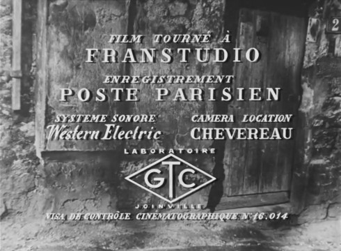 Générique du film Razzia sur la chnouf (1955) de Henri Decoin Générique du film Razzia sur la chnouf (1955) de Henri Decoin