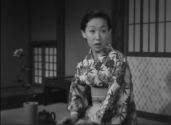 Hisako Yamane dans le film 月は上りぬ (La lune s'est levée, 1955) de 田中 絹代 (Kinuyo Tanaka)