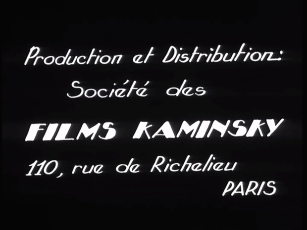 Générique du film musical français Son plus bel exploit (1932) d'André E. Chotin