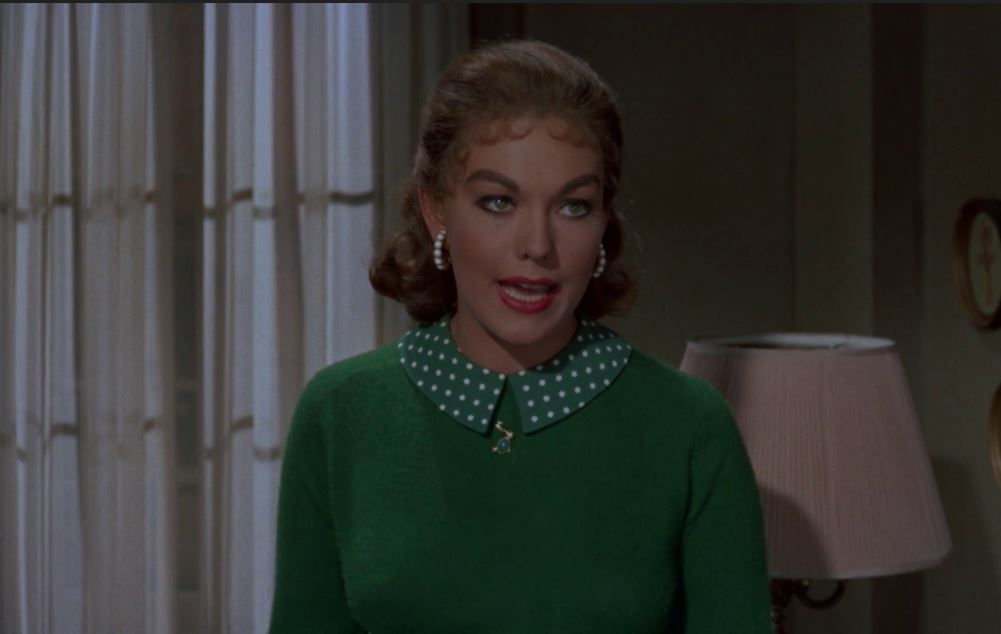L'actrice Kim Novak dans le film policier Vertigo (Sueurs froides, 1958) d'Alfred Hitchcock